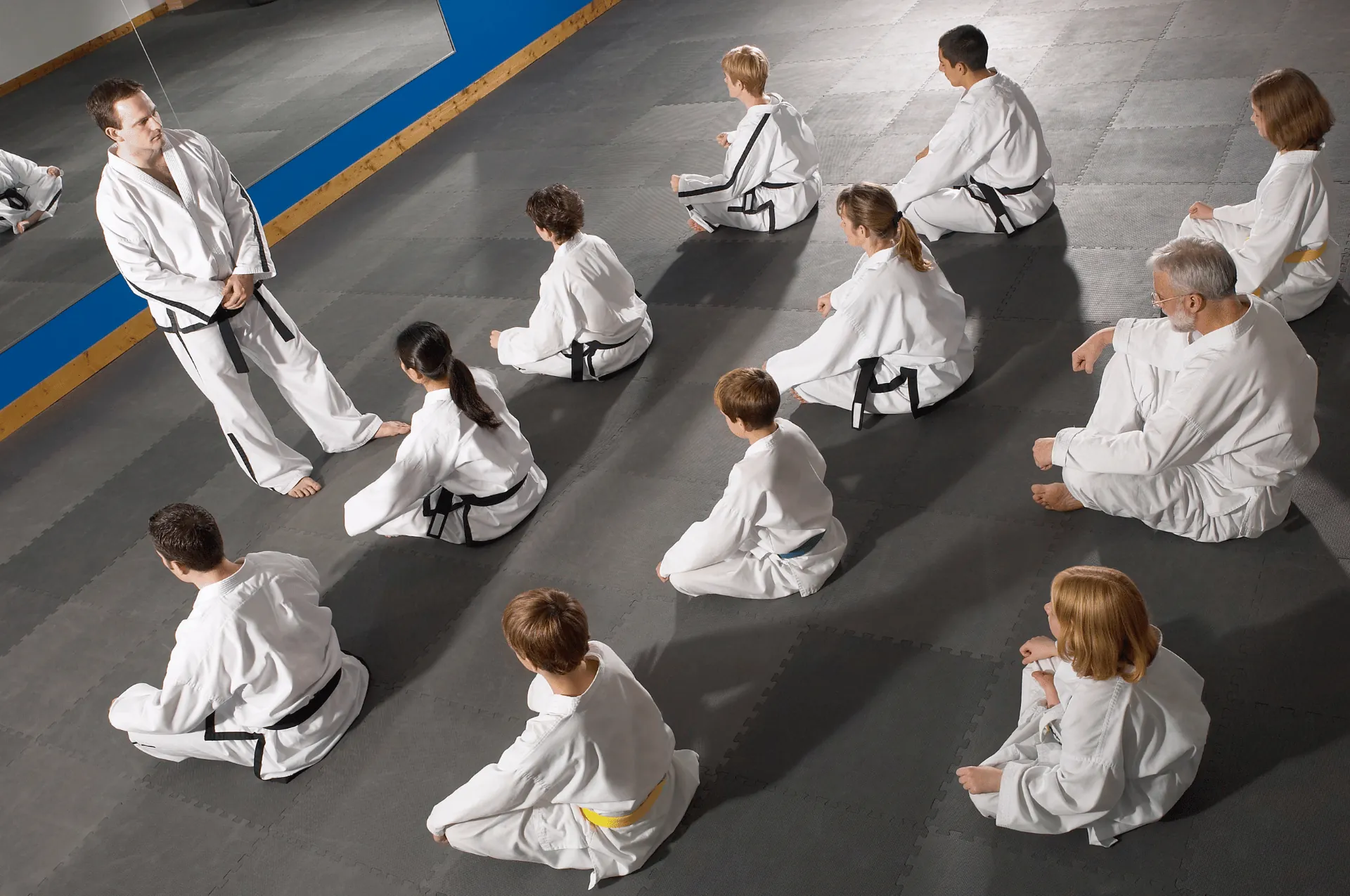 Students training at Challenge TaeKwonDo