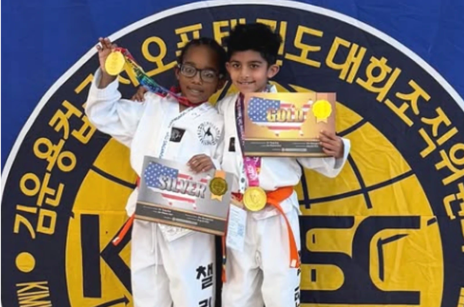 Junior martial arts class at Challenge TaeKwonDo