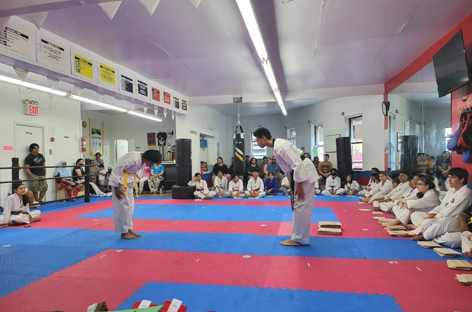 Taekwondo fitness class at Challenge TaeKwonDo